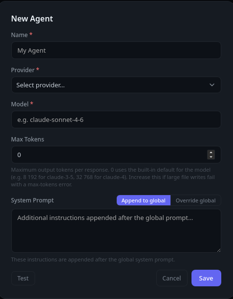 Adding an agent in Weave